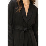 Ivy Shawl Collar Belted Blazer