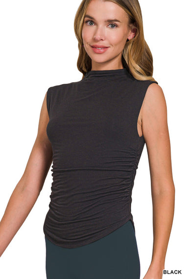 Sculpt High Neck Top