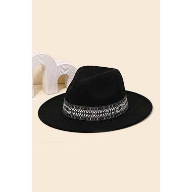 Tribal Strap Fedora Fashion Hat