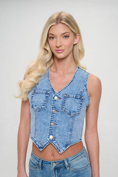 Heights Denim Vest