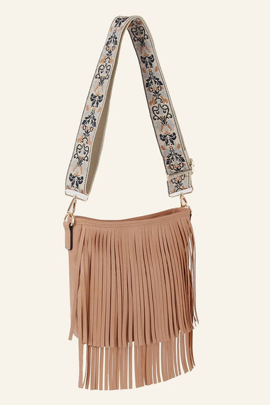 Fringe Crossbody Guitar Strap Tassel Handbag