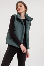 Evergreen Puffer Vest