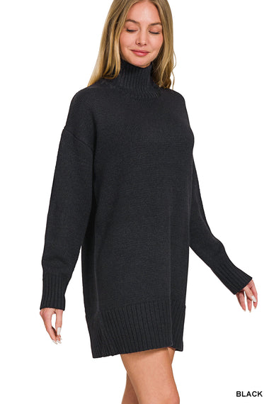 Timeless Turtleneck Sweater Dress