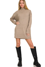 Timeless Turtleneck Sweater Dress