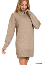 Timeless Turtleneck Sweater Dress