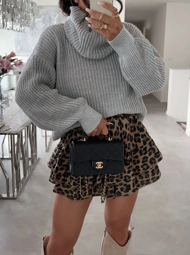 Prina Chunky Turtleneck Sweater