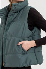 Evergreen Puffer Vest