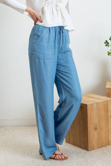 Grove Chambray Drawstring Pant